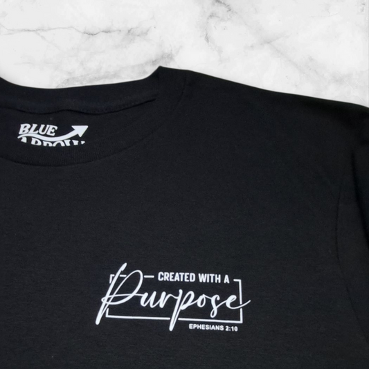 Created with a purpose. Soft cotton T-shirt.
